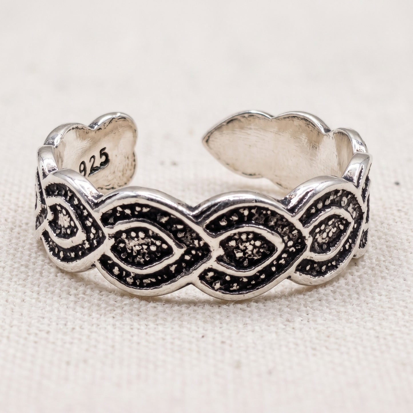SILVER CELTIC Toe/Midi Ring