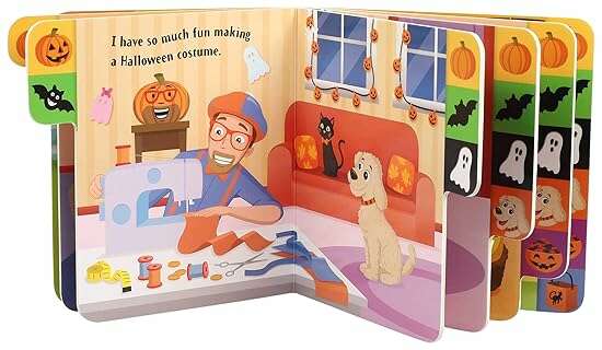 Blippi: Happy Halloween (Board Books with Tabs) - COLO