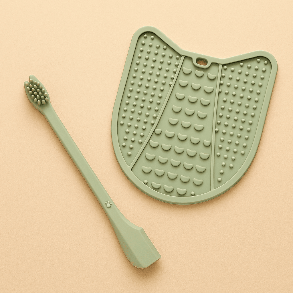 Kitty City Cat Lick Mat & Spatula Set - COLO