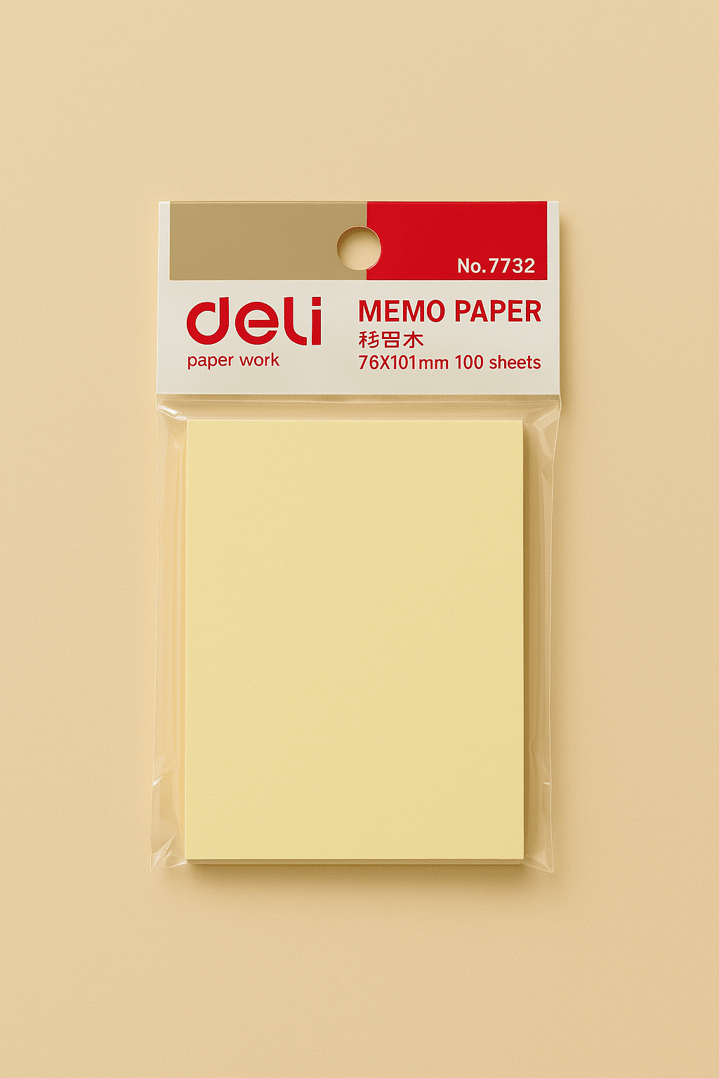 Deli Memo Paper Sticky Notes 3" x 2" Yellow (300 Sheets) - COLO