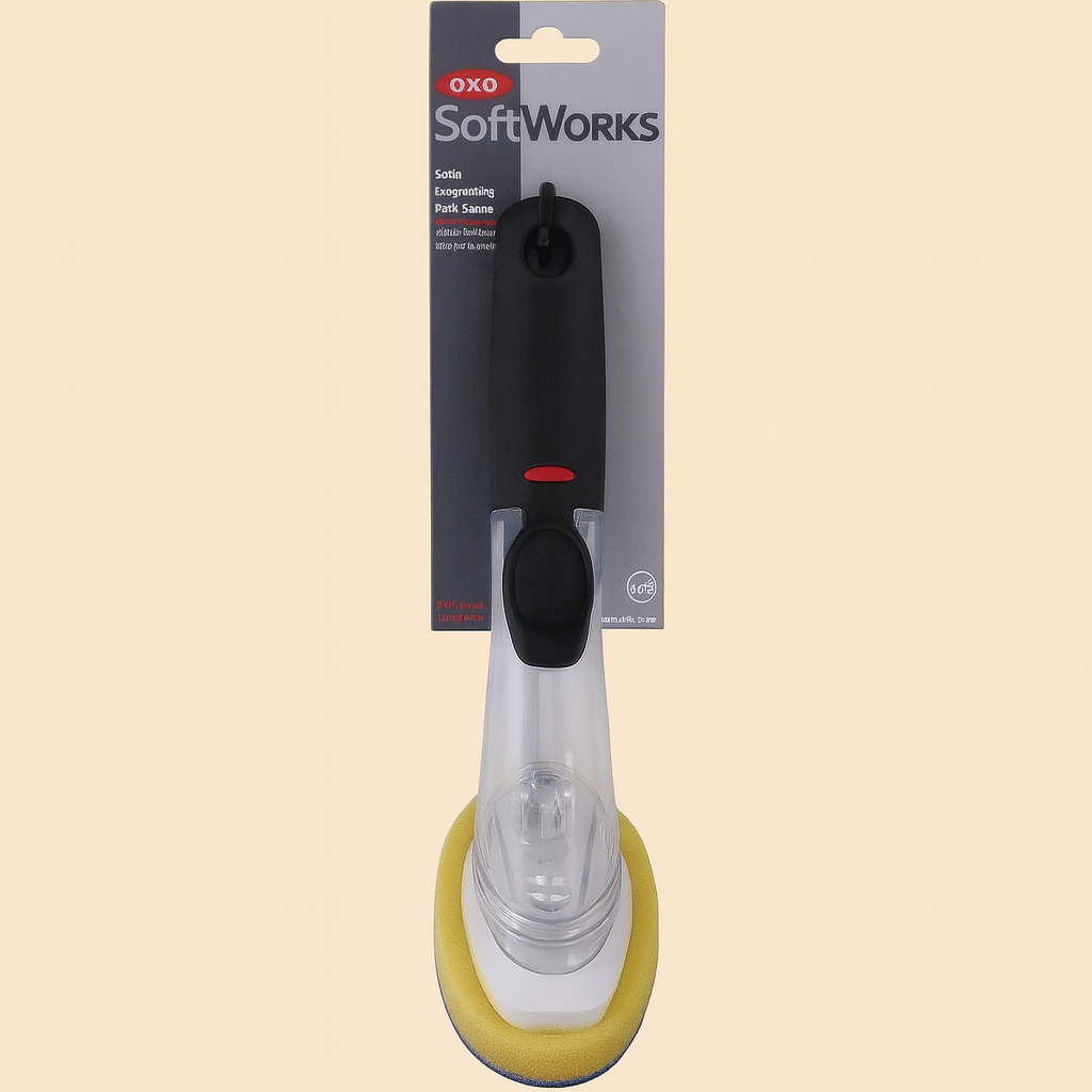 OXO SoftWorks Soap Dispensing Dish Scrub – 10"