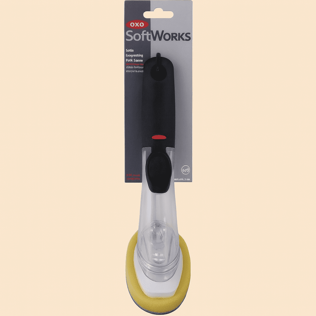 OXO SoftWorks Soap Dispensing Dish Scrub – 10" - COLO