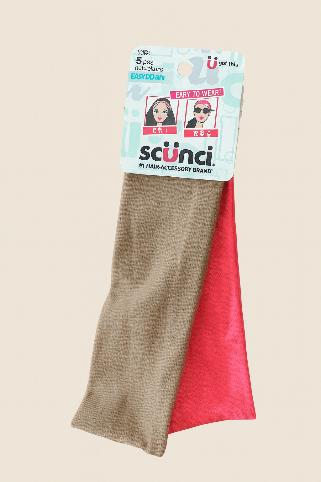 Scünci & H&M Beauty Hair Essentials 3-Piece Bundle – Headwraps & Hair Ties - COLO