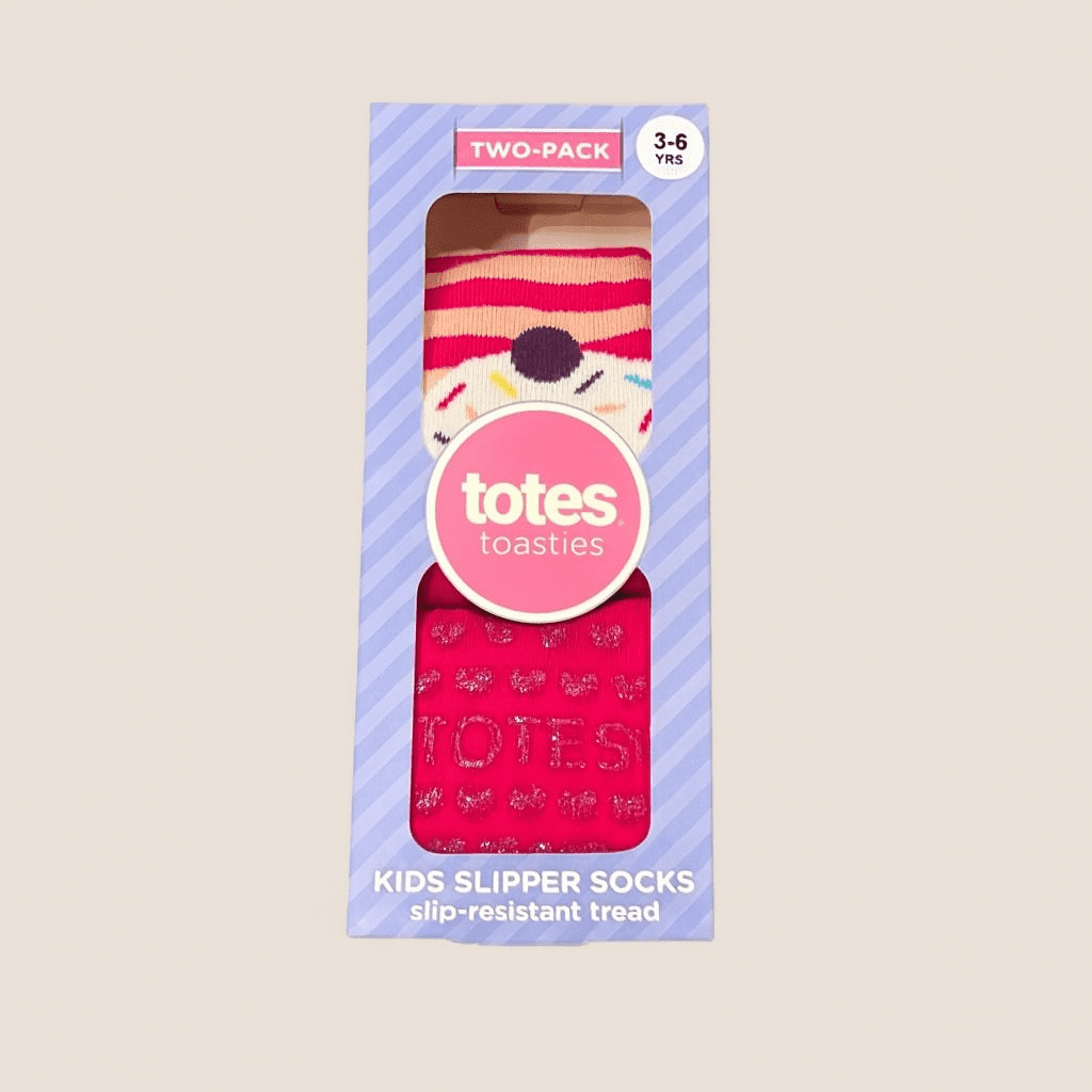 Totes Toasties Cupcake Slipper Socks (Size 3–6) - COLO