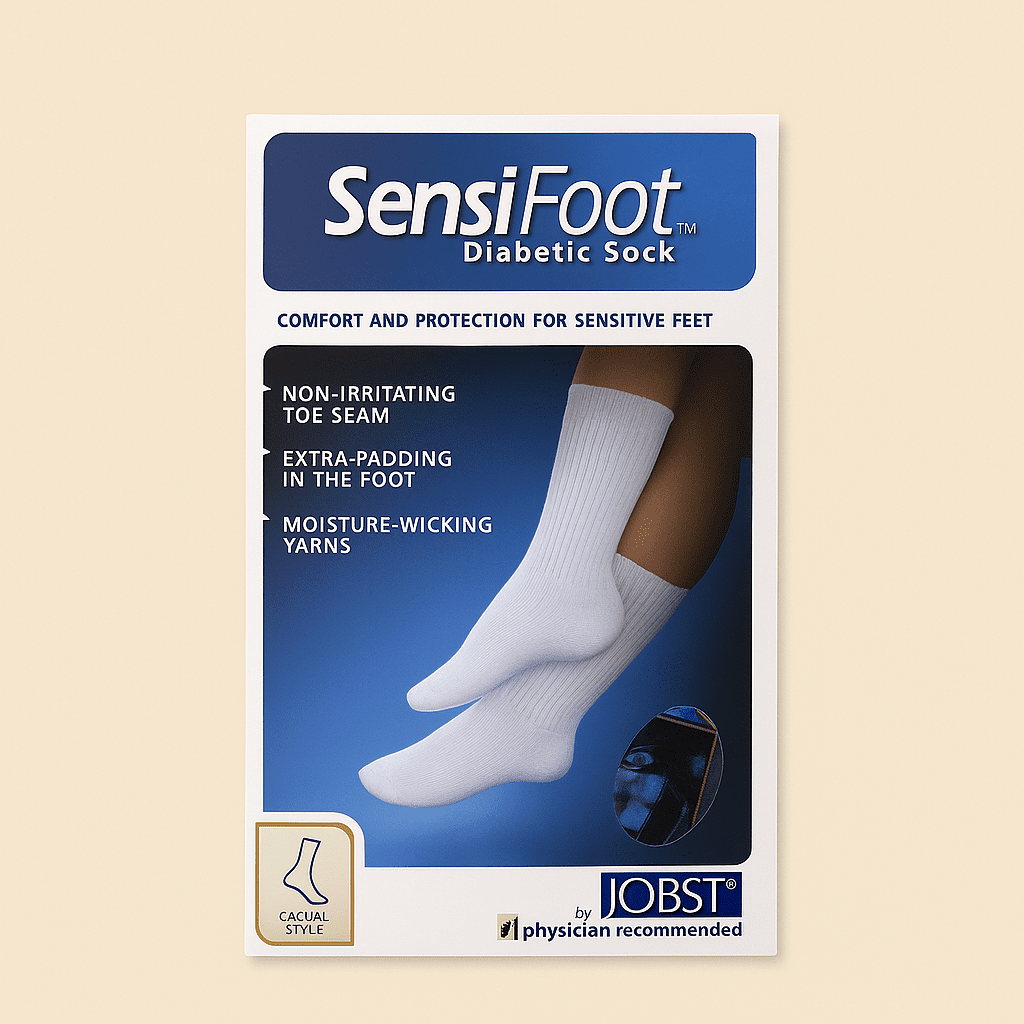 Jobst SensiFoot Knee-High Diabetic Socks - COLO