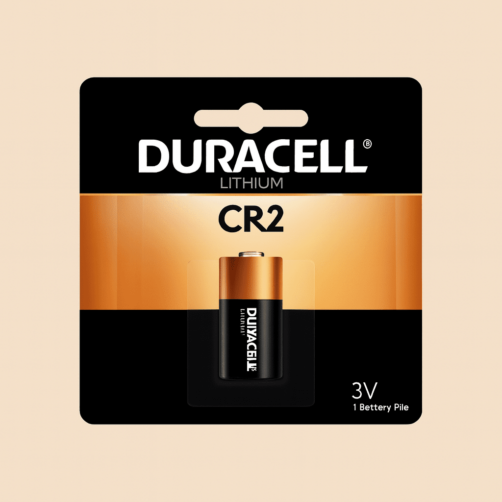 Duracell CR2 Lithium Battery – 3V, 800mAh (1 Pack) - COLO