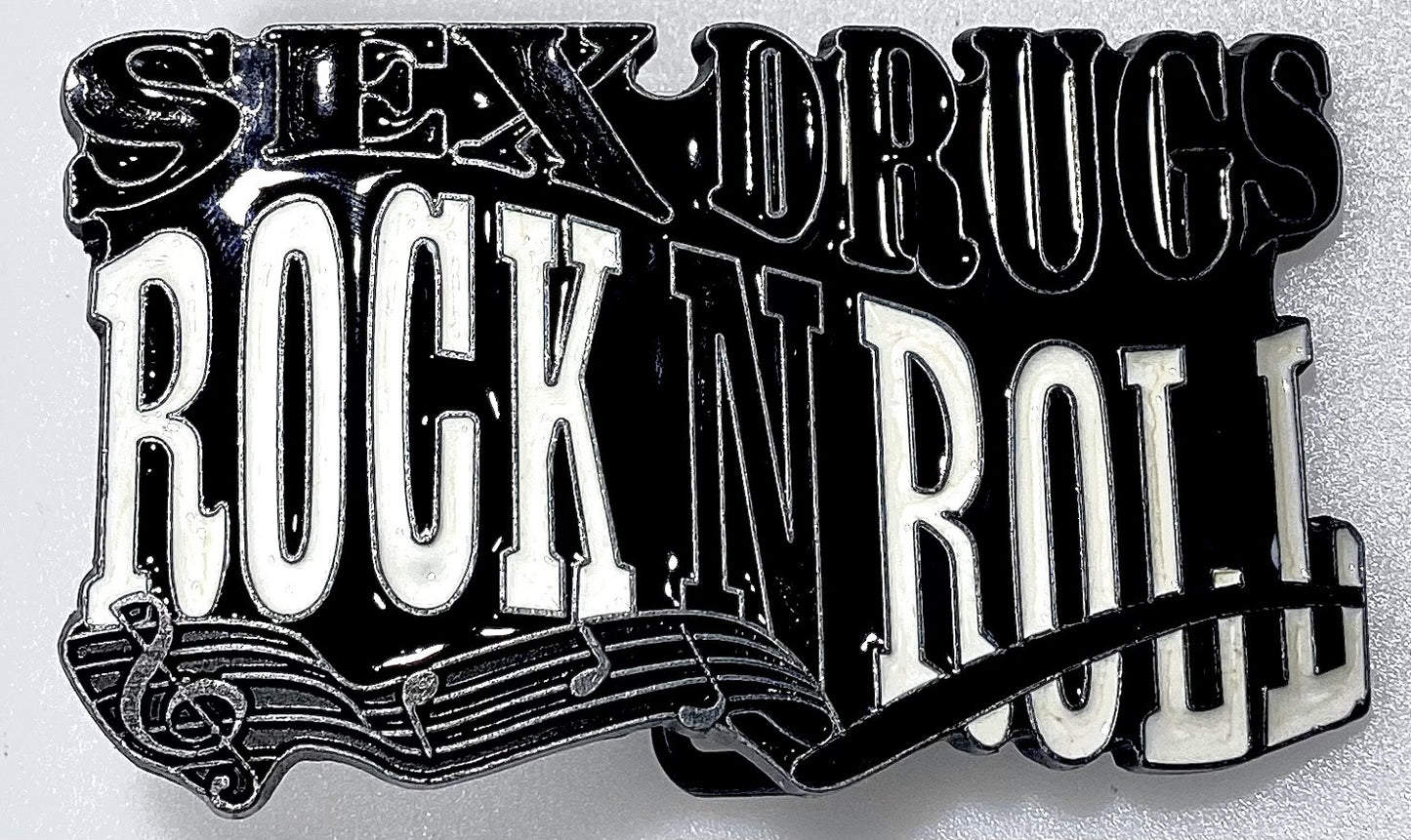 Sex Drugs Rock N Roll Buckle