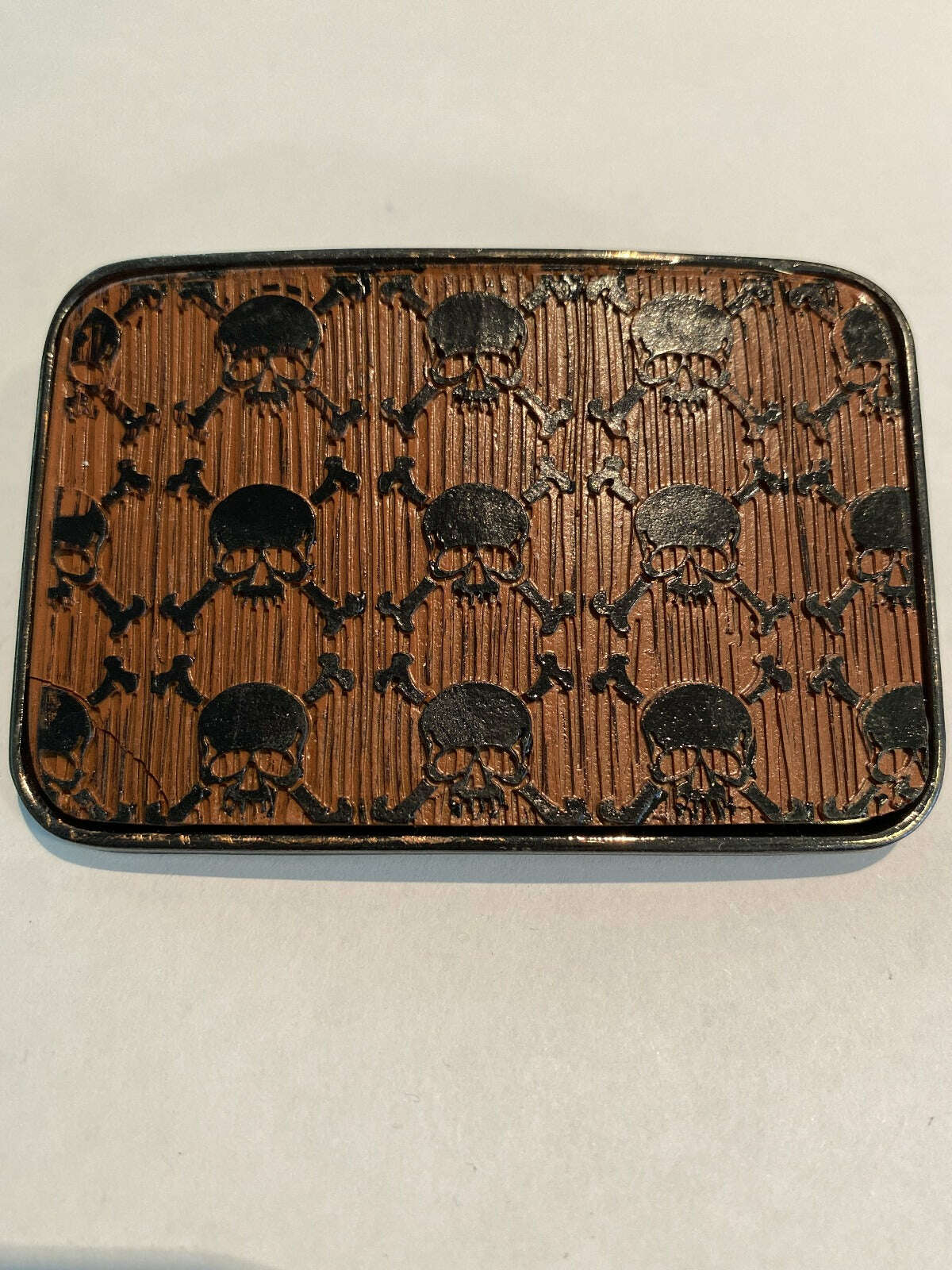 Skull and Crossbones Pattern Buckle - COLO