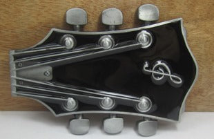 Guitar Headstock Buckle - Black