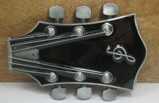 Guitar Headstock Buckle - Black - COLO