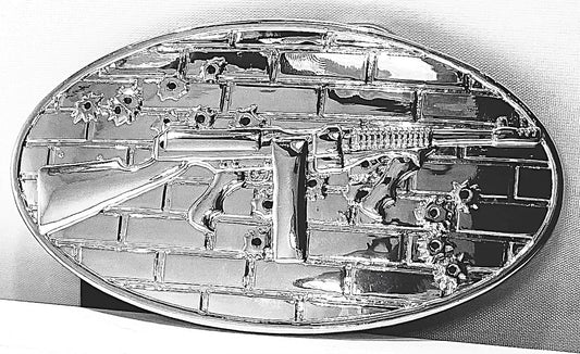 Tommy Gun Belt Buckle