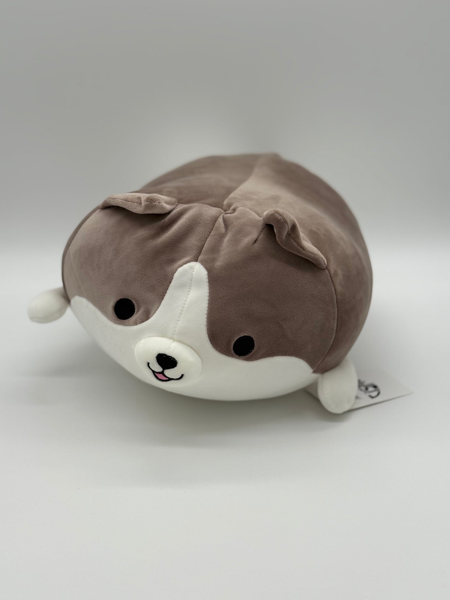 Lyla Shiba Inu Stuffed Soft Plush Toy for Kids Gray 13" x 14"