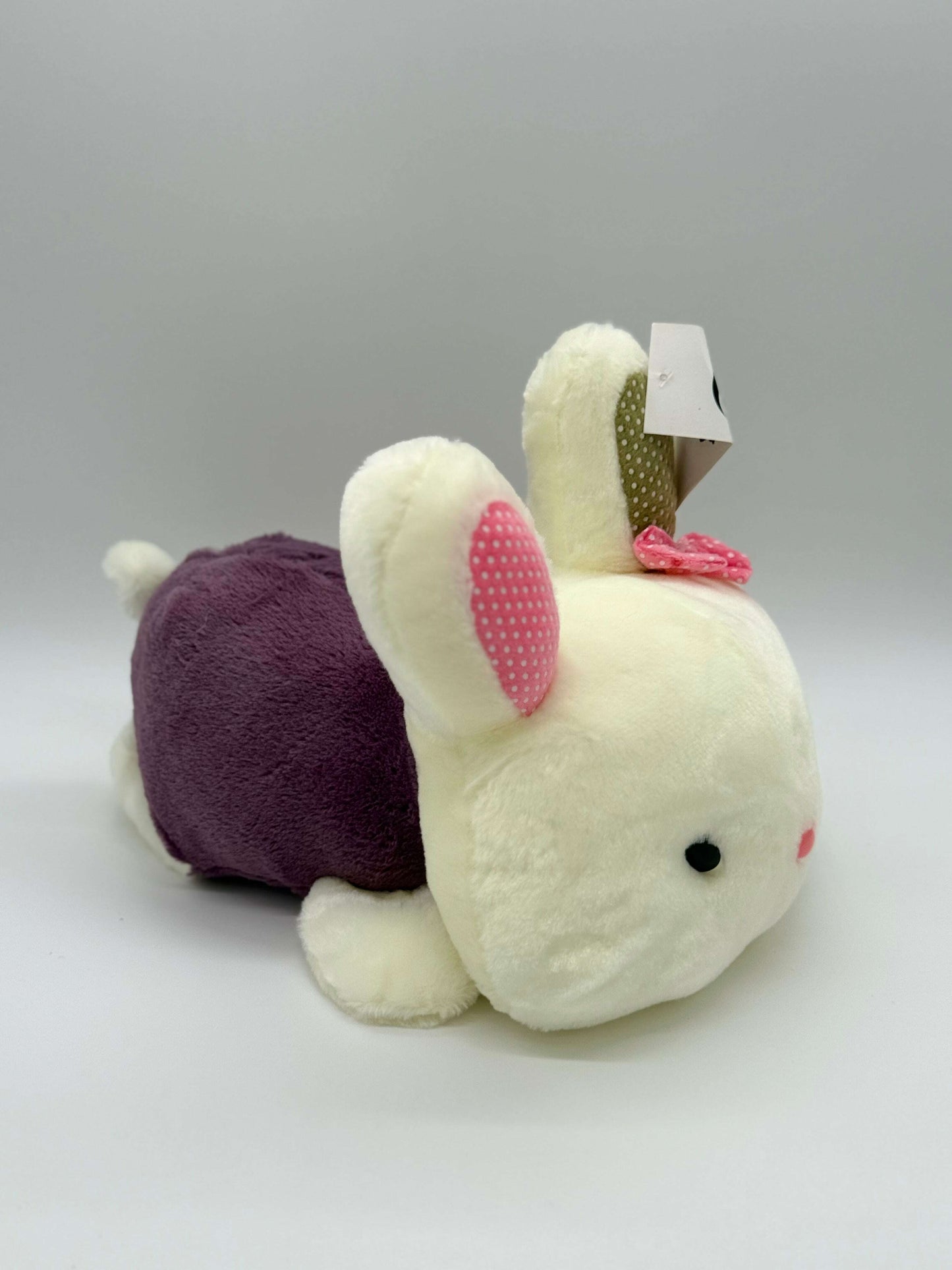 Large Adorable Bunny Rabbit with Bow Tie – Soft Plush 10–14" - COLO