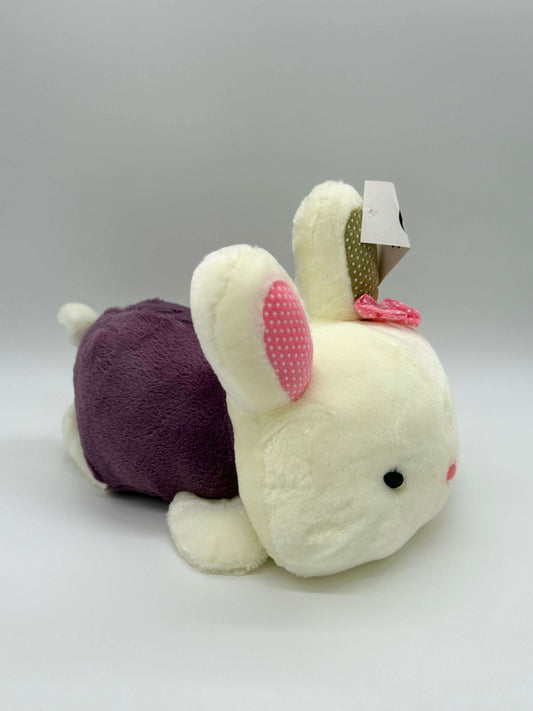 Large Adorable Bunny Rabbit with Bow Tie – Soft Plush 10–14" - COLO