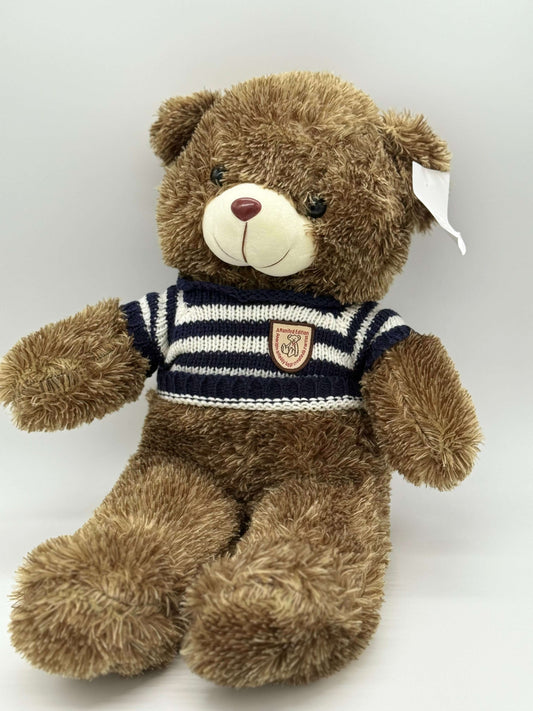 Brown Teddy Bear Stuffed Animal – X-Large 20"–24" Soft Plush Toy with T-Shirt - COLO