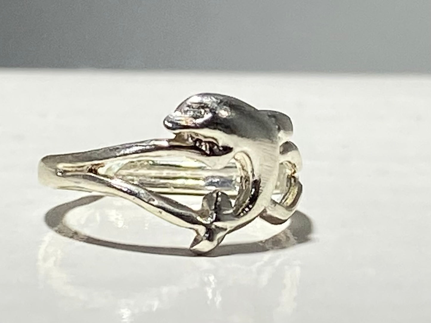 SILVER DOLPHINE Toe/Midi Ring