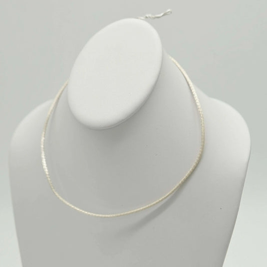 10-Pack Soft Satin Silver Silk Cord Necklace Set - COLO