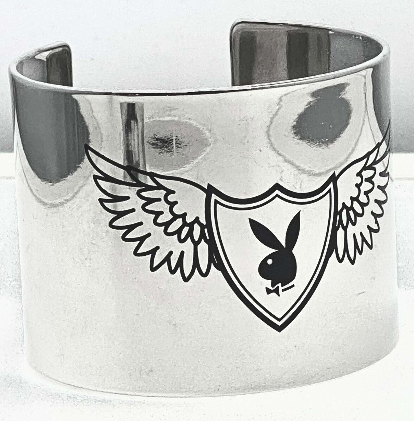 PLAYBOY WIDE WING BANGLE - COLO