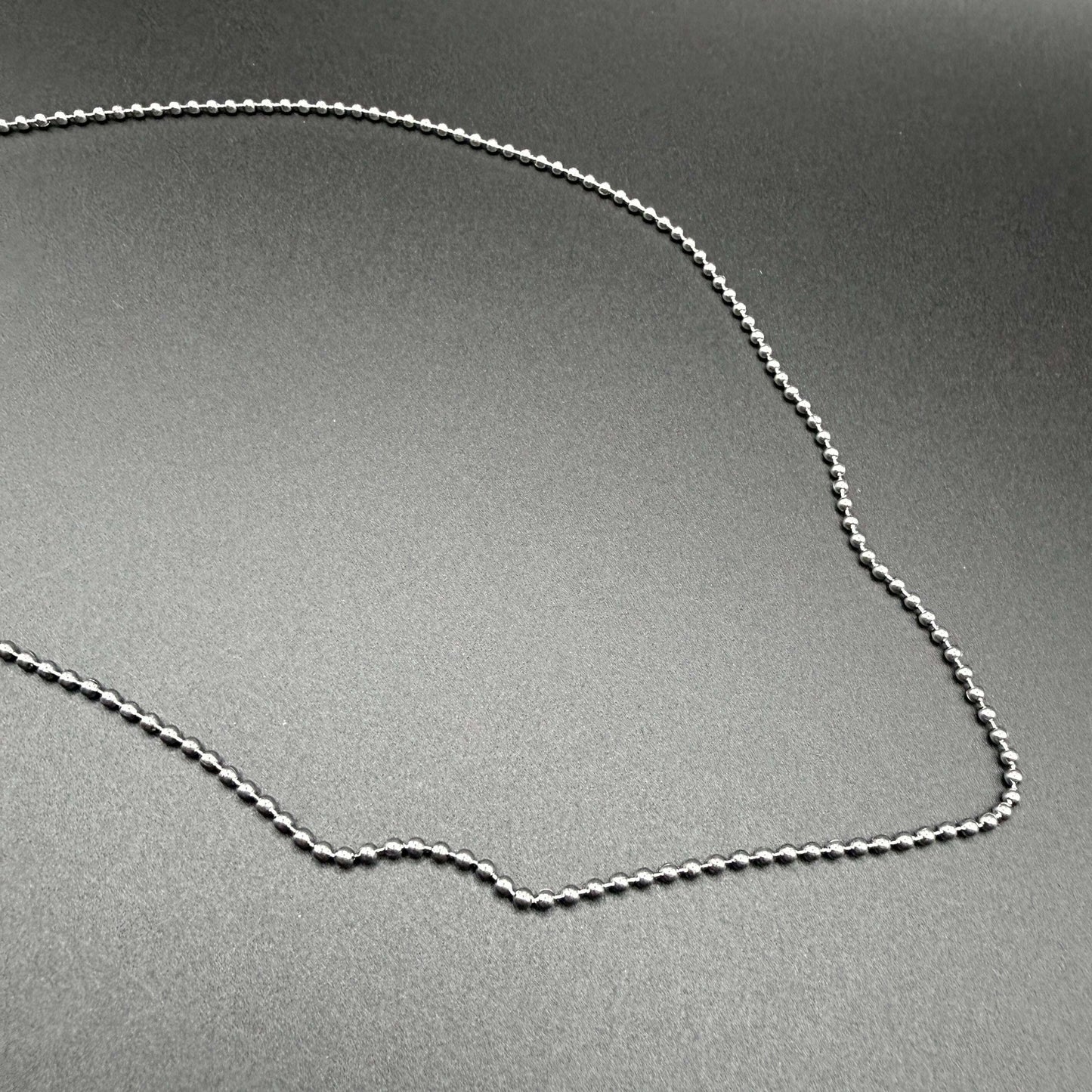 Silver-Tone Ball Chain Necklace - COLO