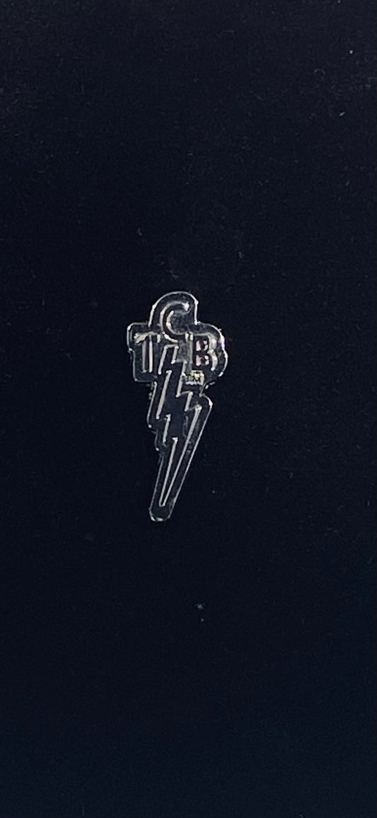 Elvis Presley TCB (Taking Care of Business) Lightning Bolt Stainless Steel Tie Tac