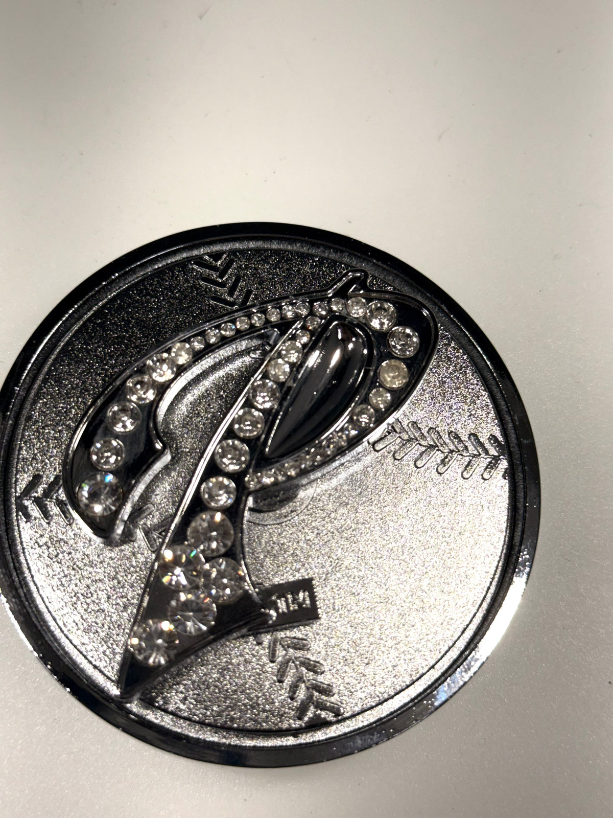 Philadelphia Phillies Rhinestone Spinner Belt Buckle