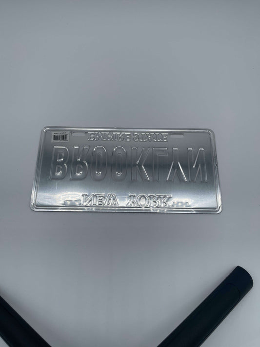 Brooklyn New York Empire State License Plate – Blue & Gold Souvenir - COLO