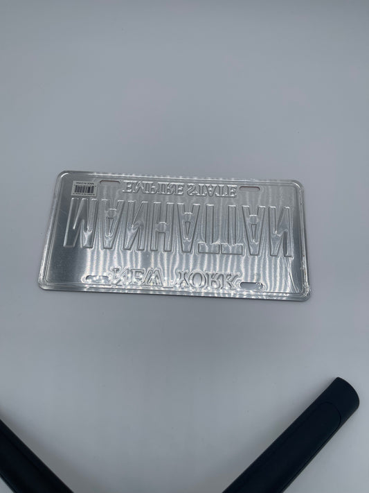 Empire State New York License Plate – Gold Metal Souvenir Replica