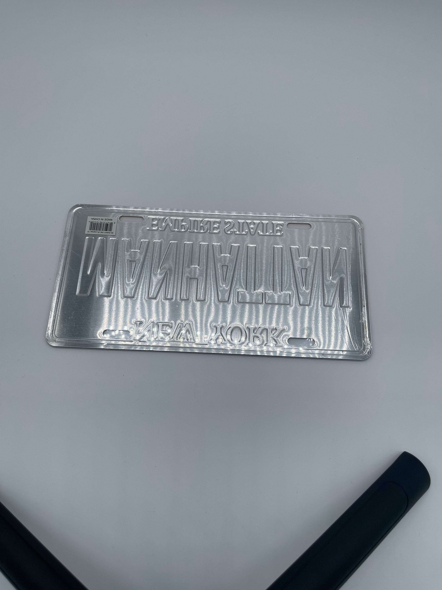 Empire State New York License Plate – Gold Metal Souvenir Replica - COLO