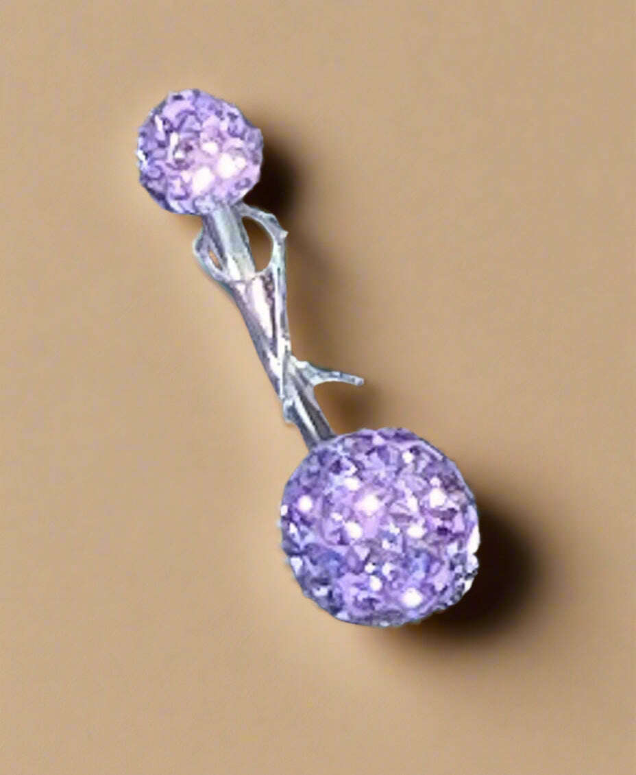 BELLY RING JEWELRY PURPLE - COLO