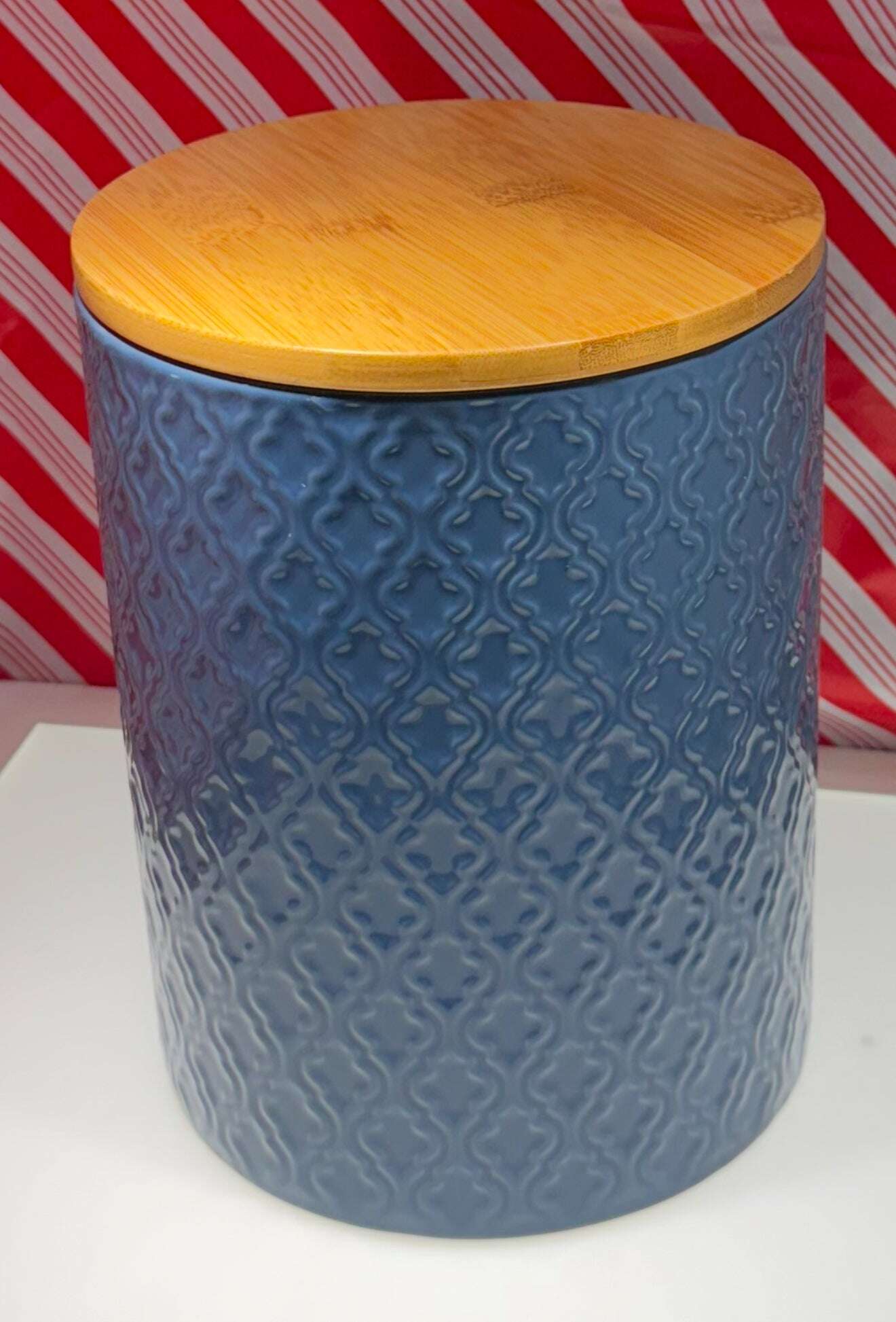 Ceramic Containers with Lids in Blue Designer Style - COLO