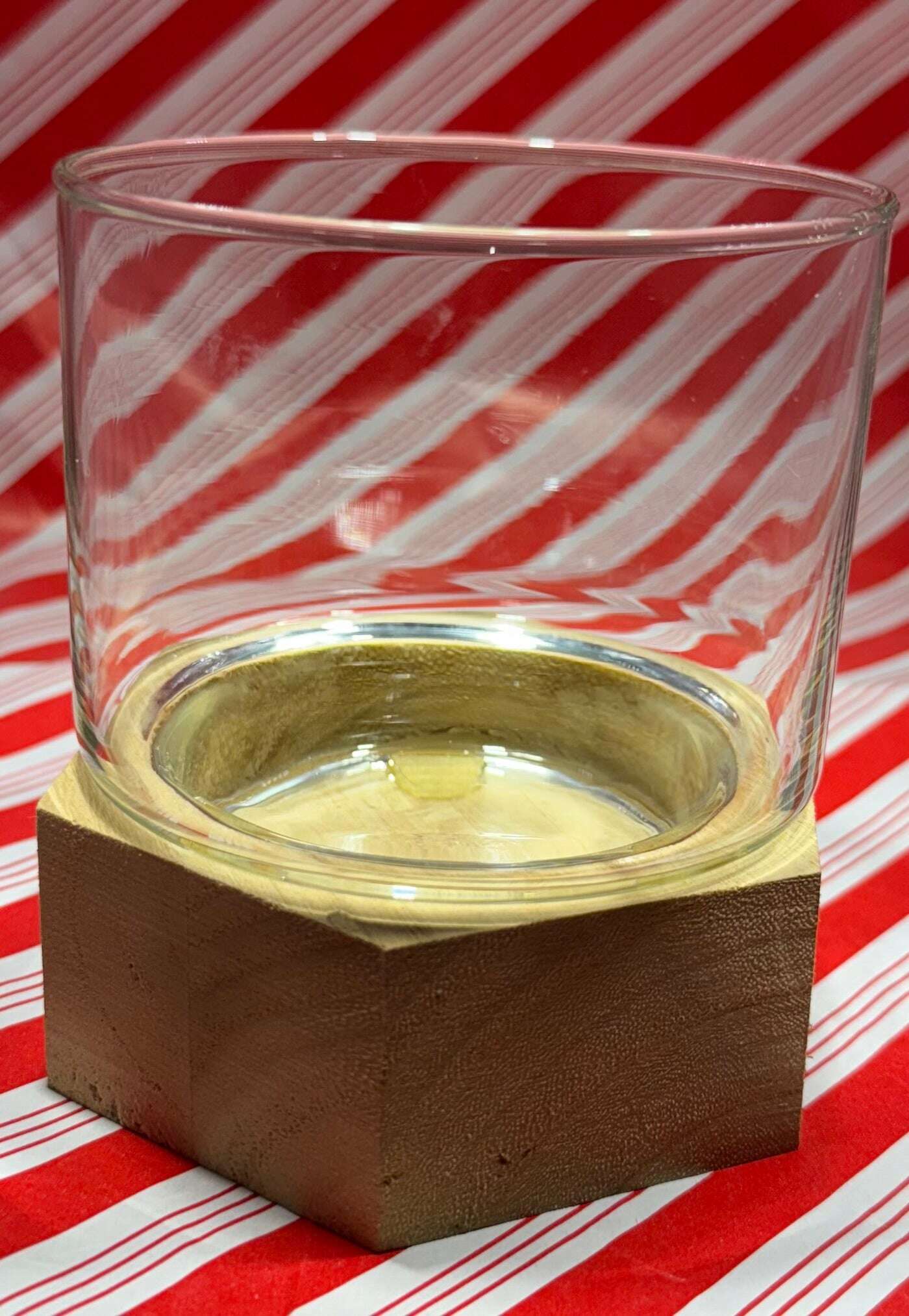 Glassware Candles Holder with Wood Basic - COLO