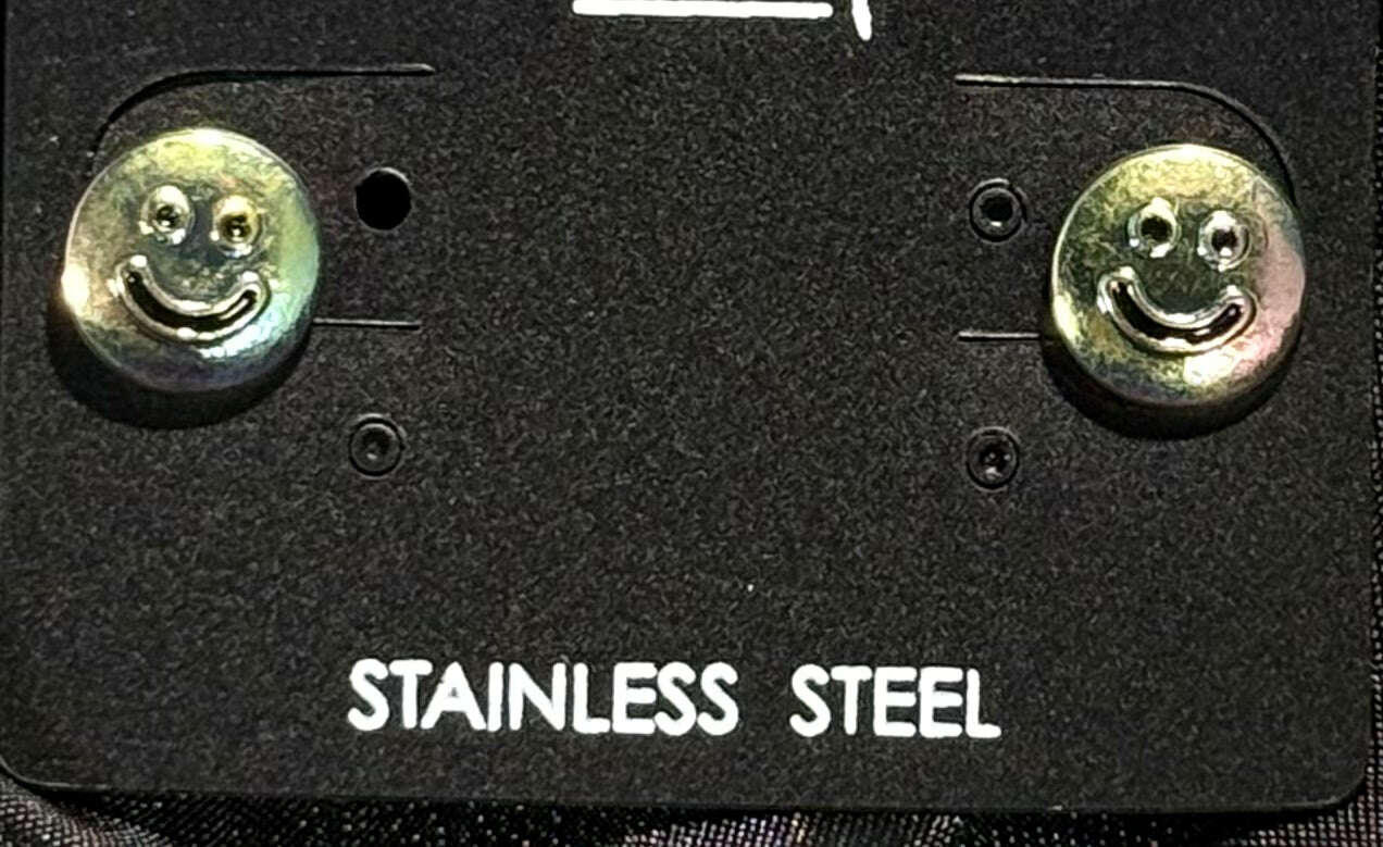 Smiley stainless Steel Earring - COLO