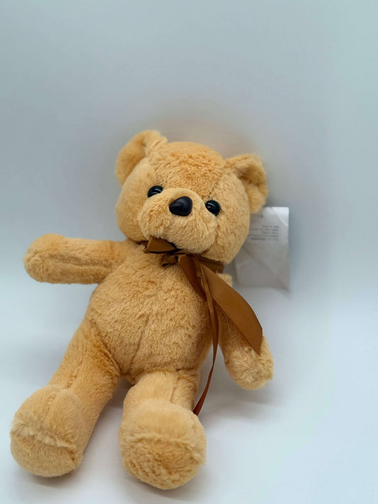 Teddy Bear Stuffed Animal - Light Brown (9" to 10" Cuddly Plush Bear) - COLO