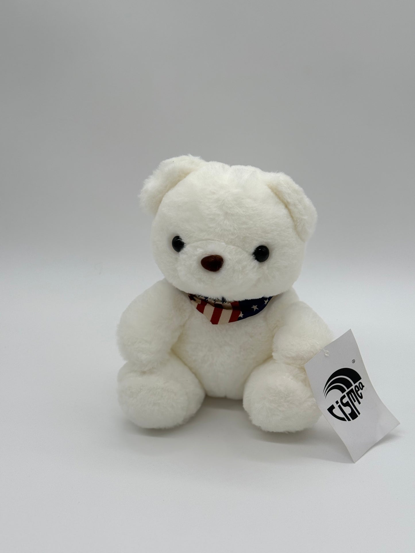 Teddy Bear Stuffed Animal - White (9" to 10" Cuddly Plush Bear)
