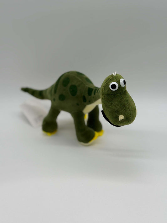 Green & Yellow Stegosaurus Plush Toy – Medium Dinosaur Stuffed Animal, 10–14" - COLO