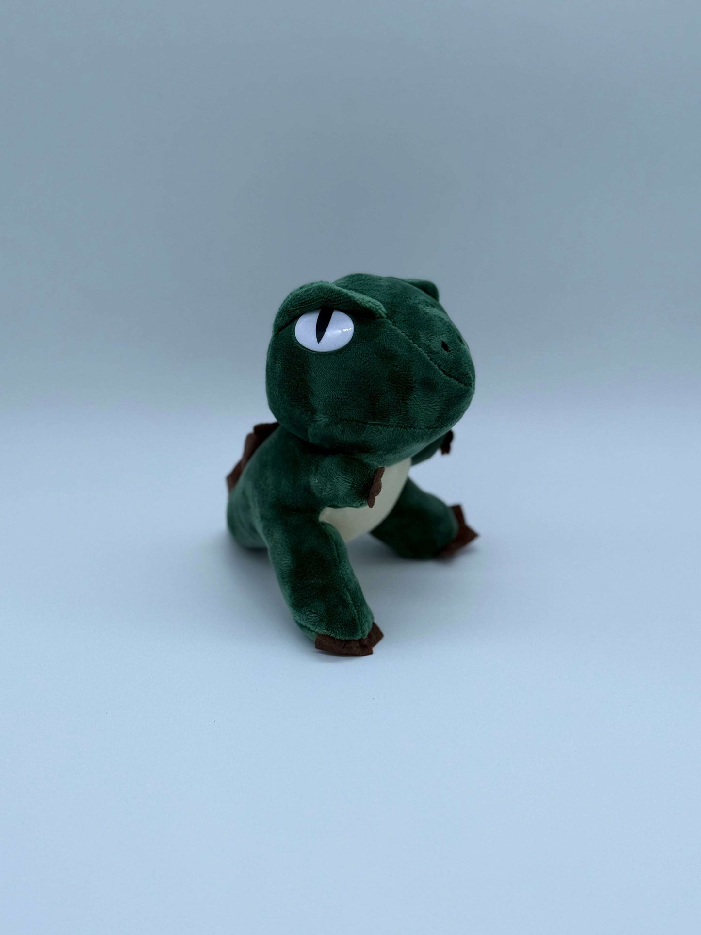 Green Mini Dinosaur Plush Keychain – Cute Stuffed Animal, Small 6–8" - COLO