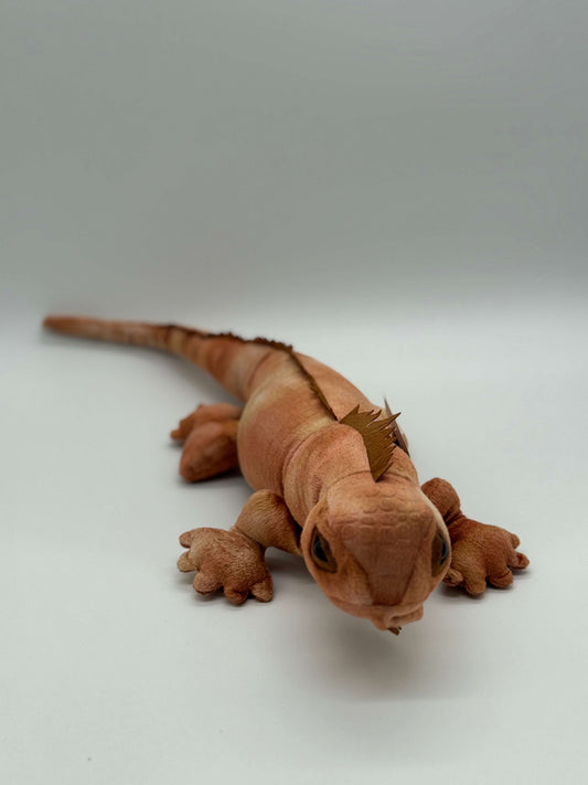 Bearded Dragon Plush Toy – Large Lizard Stuffed Animal, 12–14" - COLO
