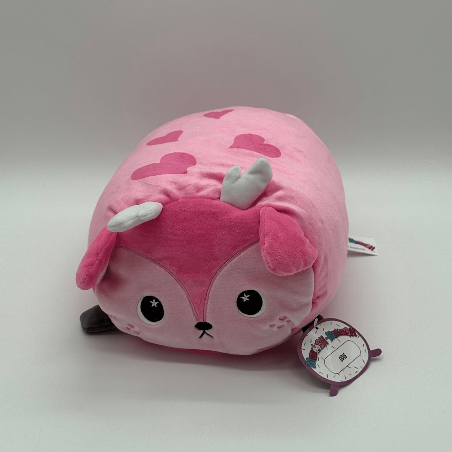 Moosh Moosh Pink Deer Squish Pillow – 8x10" - COLO