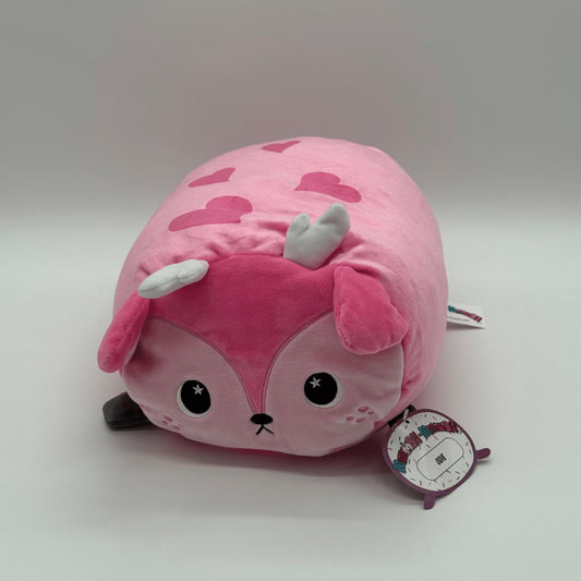 Moosh Moosh Pink Deer Squish Pillow – 8x10" - COLO
