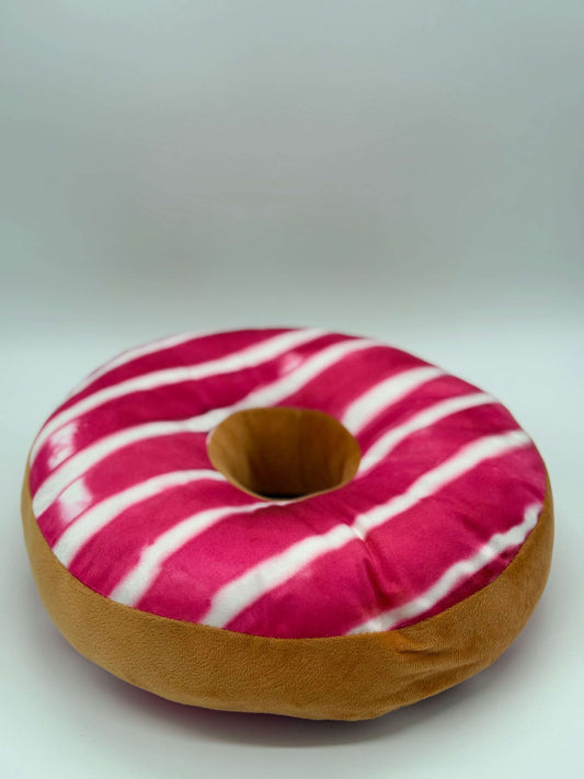 DONUT'S PINK WITH LINES Pillow for Sitting Round Throw 15x4 - COLO
