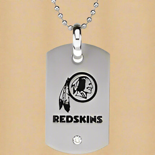 Washington Redskins old School Dog Tag Necklace