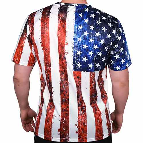 Men's American Flag Sublimated T-Shirt
