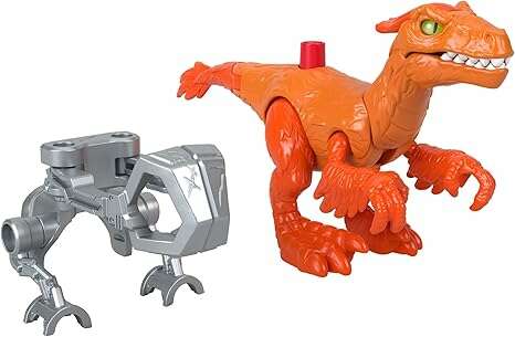 Fisher-Price Imaginext Jurassic World Dominion Pyroraptor Dinosaur Toy with Removable Harness for Preschool Kids Ages 3 and Up - COLO