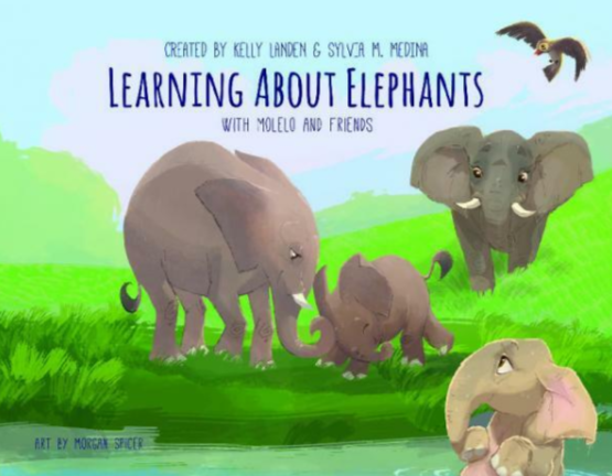 Green Kids Club Learning About Elephants - Paperback - COLO