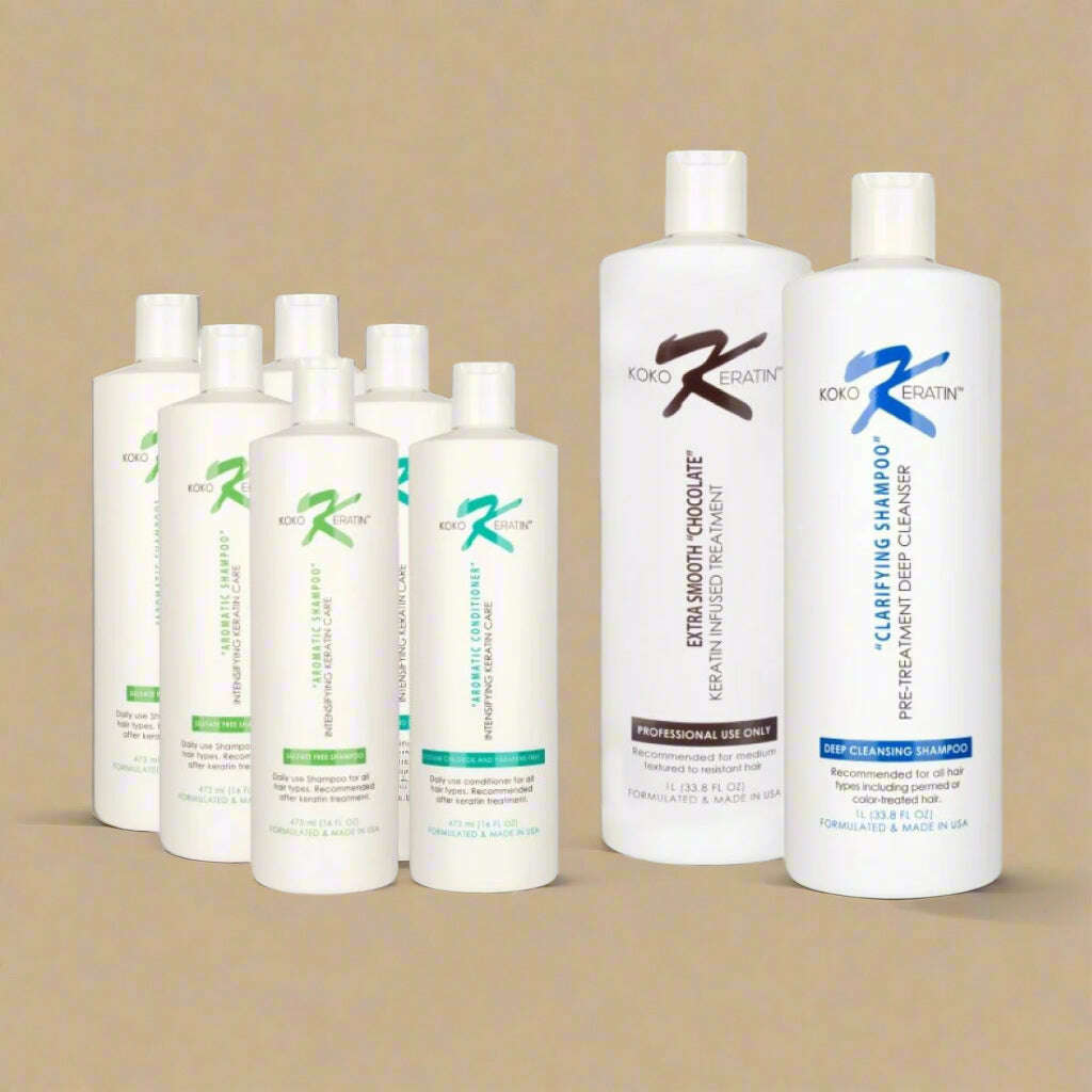 Koko Keratin Moisturizing Keratin Treatment Package – Extra Smooth "Chocolate" - COLO