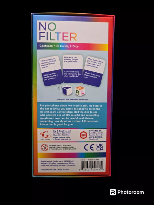 No filter the candid conversation game