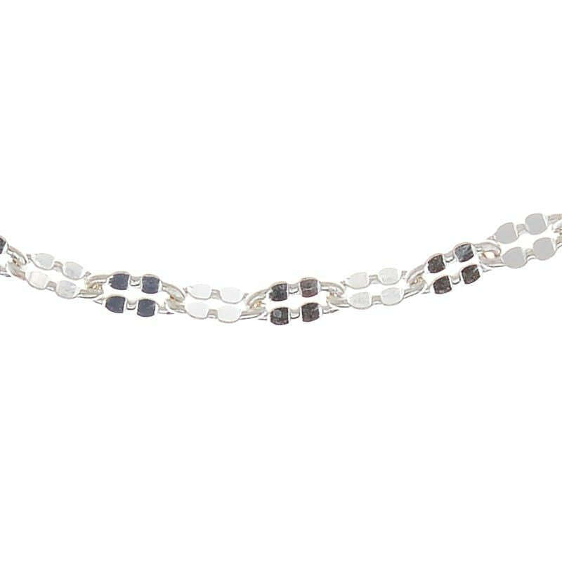 Sterling Silver Daisy Anklet 11" - COLO