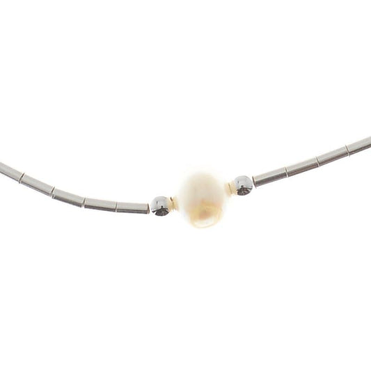 Sterling Silver Freshwater Pearl Anklet 10"