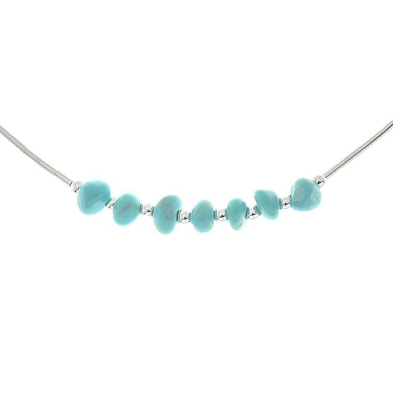 Sterling Silver Nugget Anklet 10" - COLO