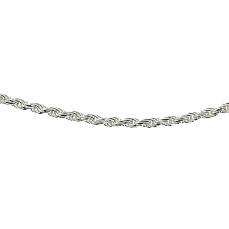 Sterling Silver Rope Anklet 11" - COLO